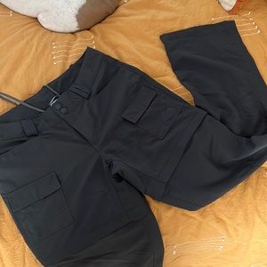 Northface hiking pants zip off legs to shorts